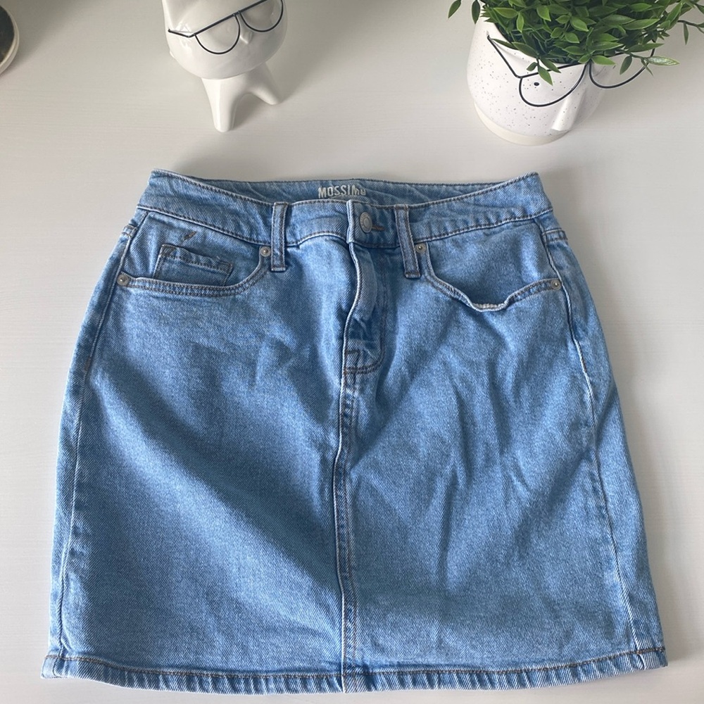 Mossimo supply co denim mini skirt